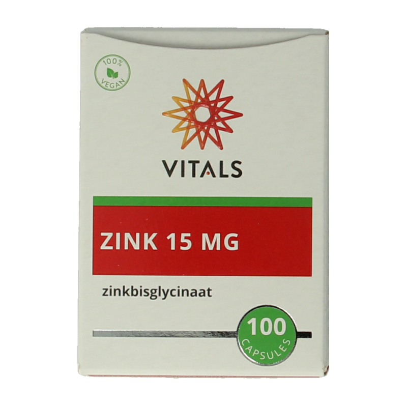 Vitals Zink 15mg 100 Capsules