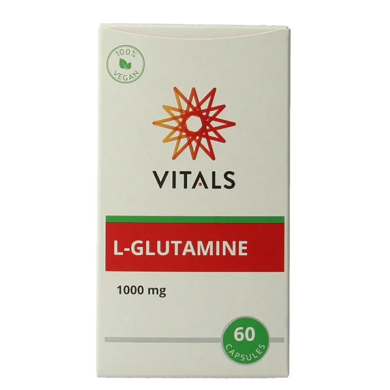 Vitals L-Glutamine 1000mg 60 Capsules