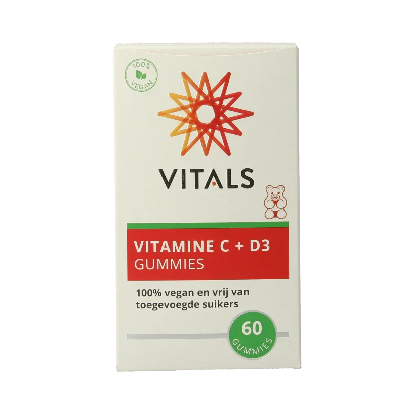Vitals Vitamine C + D3 60 Gummies