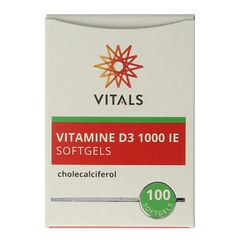 Vitals Vitamine D3 1000IE 100 Softgels