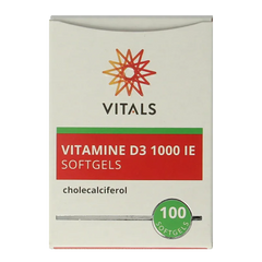 Vitals Vitamine D3 1000IE 100 Softgels