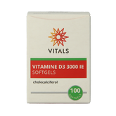 Vitals Vitamine D3 3000IE 100 Softgels