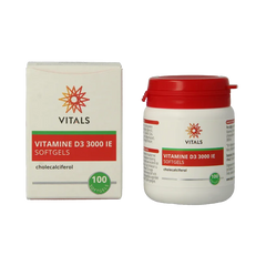 Vitals Vitamine D3 3000IE 100 Softgels