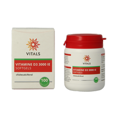 Vitals Vitamine D3 3000IE 100 Softgels