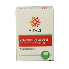 Vitals Vitamine D3 3000IE 100 Softgels