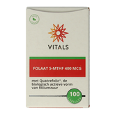 Vitals Folaat 5-MTHF 400 mcg 100.00 Capsules