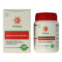 Vitals Folaat 5-MTHF 400 mcg 100 Capsules