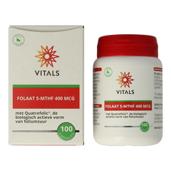 Vitals Folaat 5-MTHF 400 mcg 100 Capsules