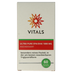 Vitals EPA/DHA Ultra pure 1000mg 60.00 Softgels
