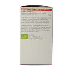 Vitals Rode gist rijst bio 120 Capsules