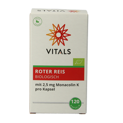 Vitals Rode gist rijst bio 120 Capsules