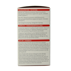 Vitals Rode gist rijst bio 120 Capsules