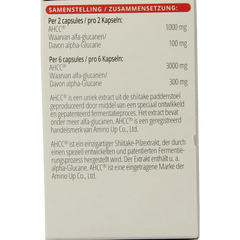 Vitals AHCC 500mg 60.00 Capsules