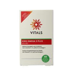 Vitals Kids omega 3 plus jellies 60.00 Stuks