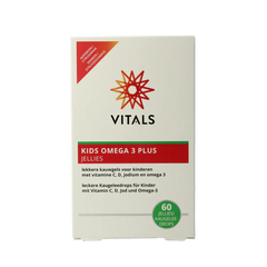 Vitals Kids omega 3 plus jellies 60 Stuks