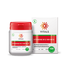 Vitals Vitamine B12 500mcg 100 Zuigtabletten