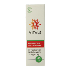 Vitals Elementair zink & koper 60.00 Milliliter