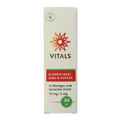 Vitals Elementair zink & koper 60.00 Milliliter