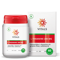 Vitals L-Theanine 200mg 60 Vegetarische capsules