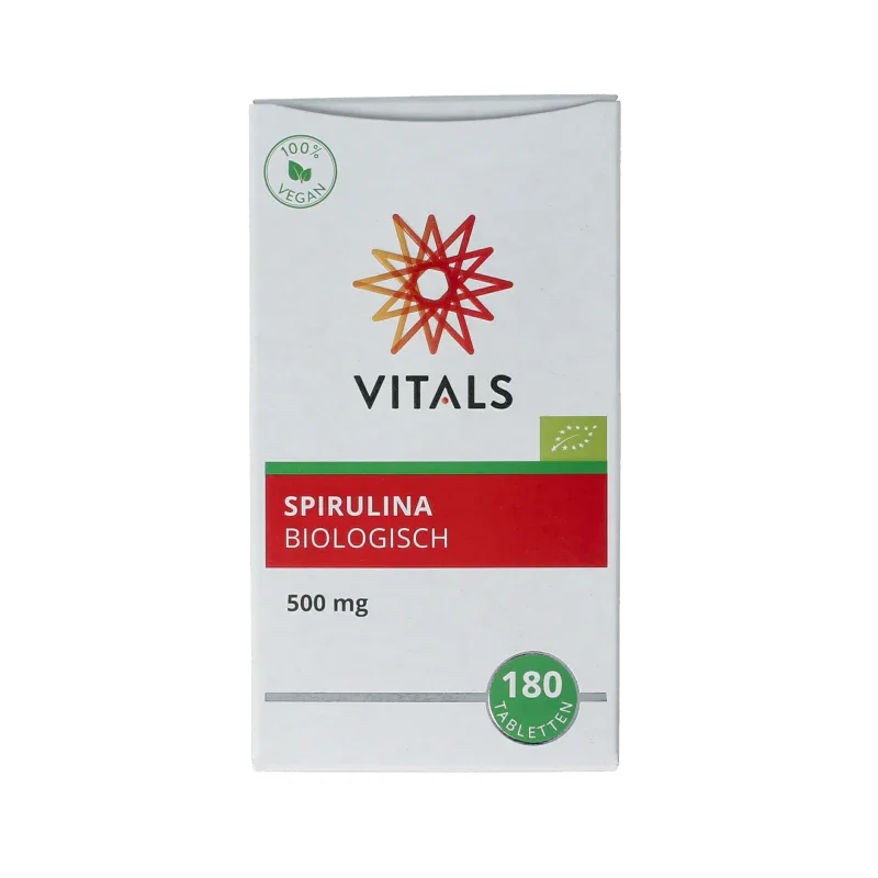 Vitals Spirulina 500mg bio 180 Tabletten