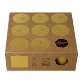 Dipam Sfeerlichtjes bijenwas in doosje 9 Stuks