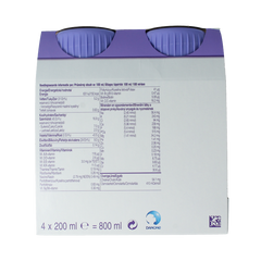 Nutridrink Protein chocola 200ml 4 Stuks