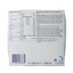 Nutridrink Protein koffie/mokka 200ml 4 Stuks