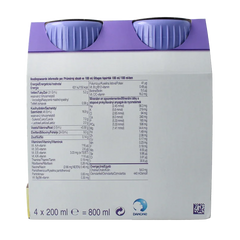 Nutridrink Protein vanille 200ml 4 Stuks