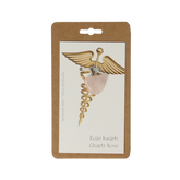 Steengoed Hanger gezondheidssteen roze kwarts 1 Stuks