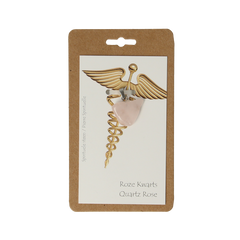 Steengoed Hanger gezondheidssteen roze kwarts 1 Stuks
