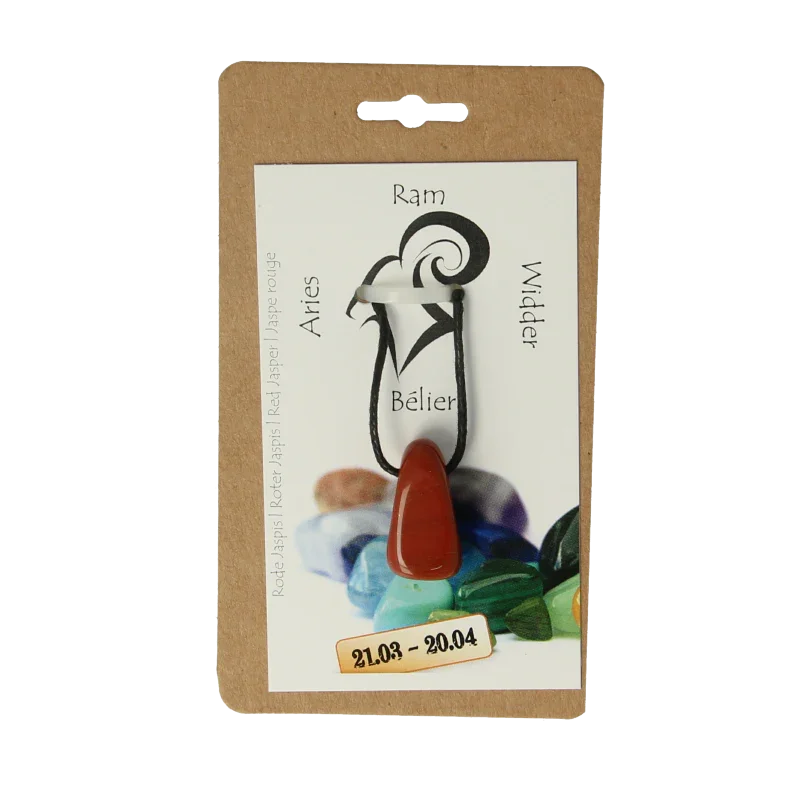 Steengoed Sterrenbeeldsteen hanger ram 1 Stuks