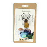 Steengoed Sterrenbeeldsteen hanger tweelingen 1 Stuks