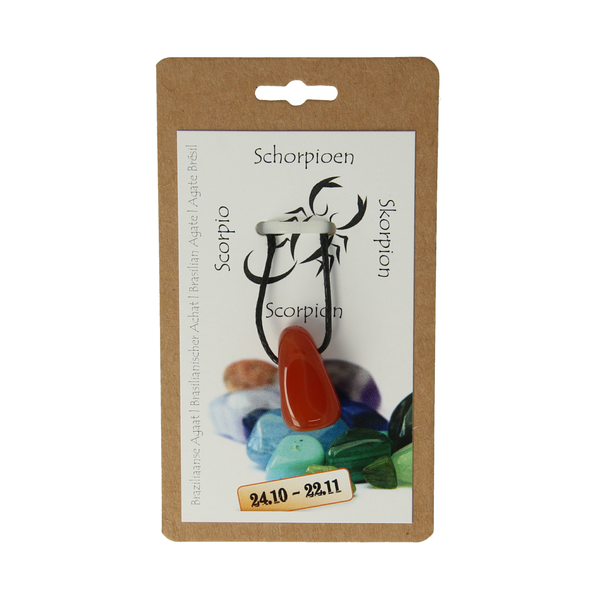 Steengoed Sterrenbeeldhanger schorpioen 1.00 Stuks