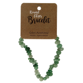 Steengoed Splitkralen armband aventurijn op kaart 1 Stuks