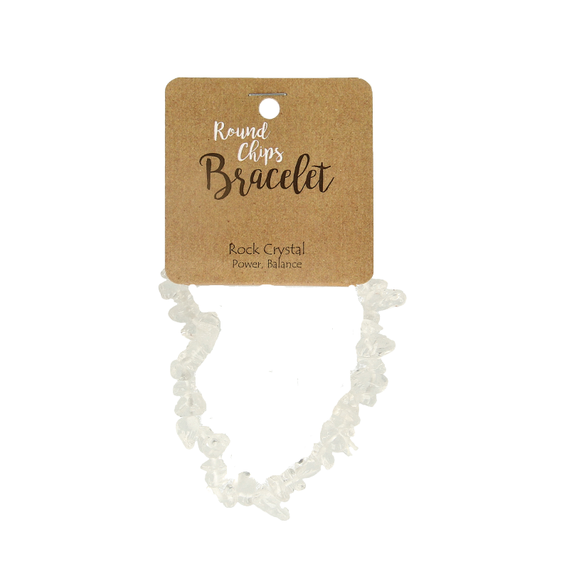Steengoed Splitarmband bergkristal 1 Stuks