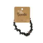 Steengoed Splitarmband onyx 1 Stuks