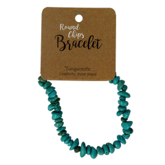 Steengoed Splitarmband chinese turkoois 1 Stuks