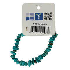 Steengoed Splitarmband chinese turkoois 1 Stuks