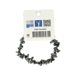 Steengoed Splitarmband hematiet 1 Stuks