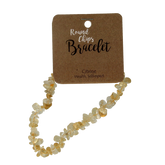 Steengoed Splitarmband citrien 1 Stuks