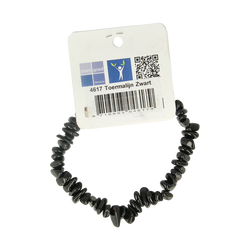Steengoed Splitarmband toermalijn zwart 1 Stuks