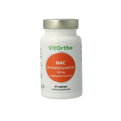 VitOrtho NAC N-Acetyl cysteine 500mg 60 Vegetarische capsules
