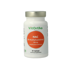VitOrtho NAC N-Acetyl cysteine 500mg 60.00 Vegetarische capsules