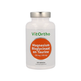 VitOrtho Magnesium bisglycinaat 100 mg en taurine 200 mg 100 Tabletten