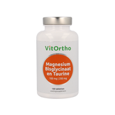 VitOrtho Magnesium bisglycinaat 100 mg en taurine 200 mg 100 Tabletten