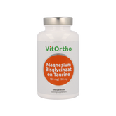 VitOrtho Magnesium bisglycinaat 100 mg en taurine 200 mg 100.00 Tabletten