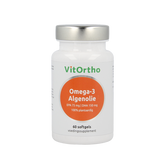 VitOrtho Omega-3 algenolie EPA 75mg DHA 150mg vegan 60 Vegetarische capsules