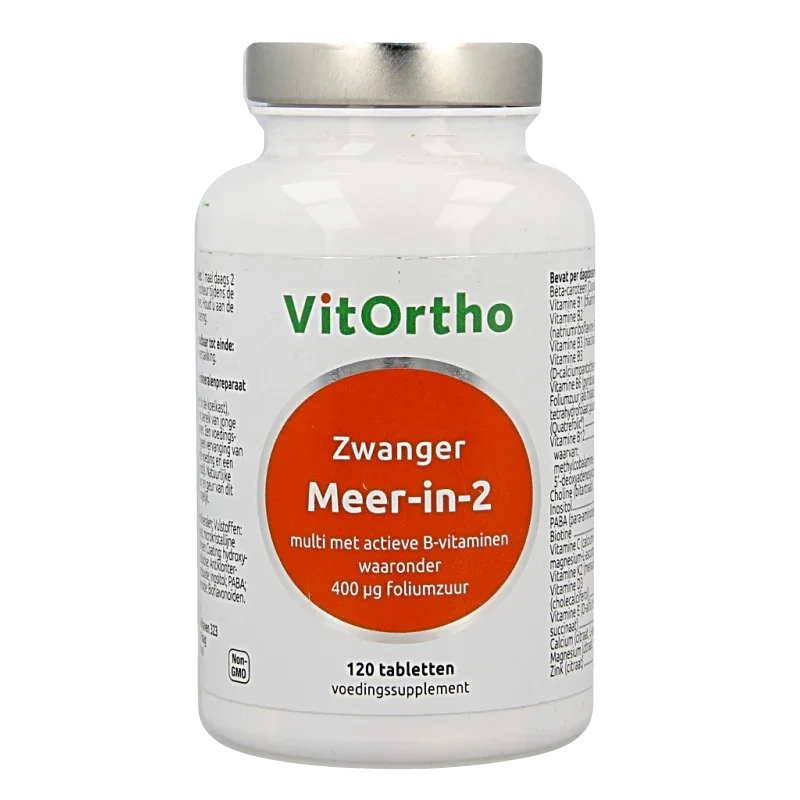 VitOrtho Meer in 2 zwanger 120 Tabletten