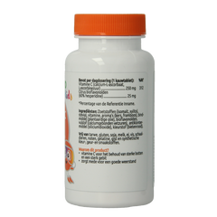 VitOrtho Vitamine C 250mg met 25mg bioflavonoiden 60 Kauwtabletten