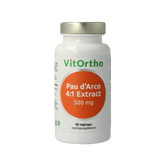 VitOrtho Pau d'arco extract 500mg 60 Vegetarische capsules